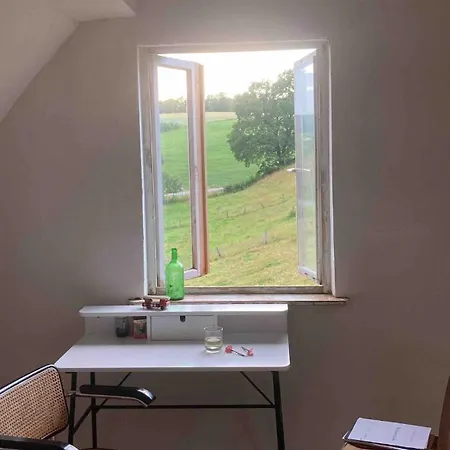 Lehm-fachwerkhaus Im Vorharz In Der Landschaft *