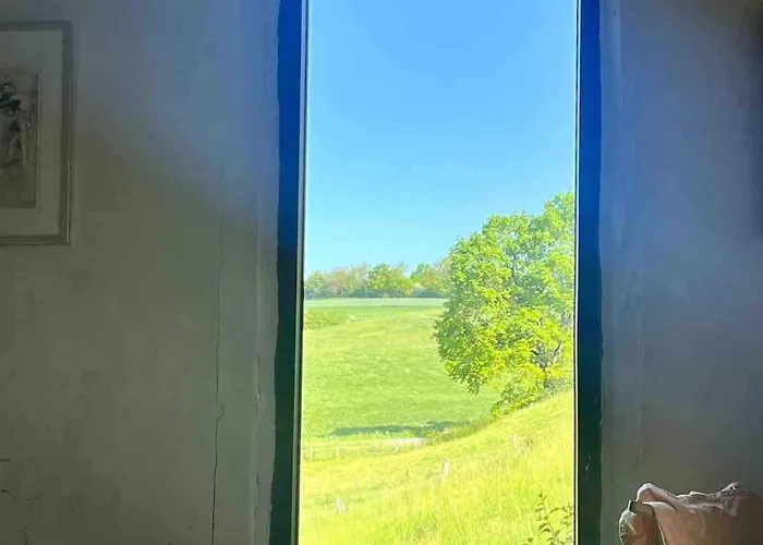 Lehm-fachwerkhaus Im Vorharz In Der Landschaft 度假居